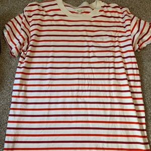 Madewell Striped T Shirt Dress